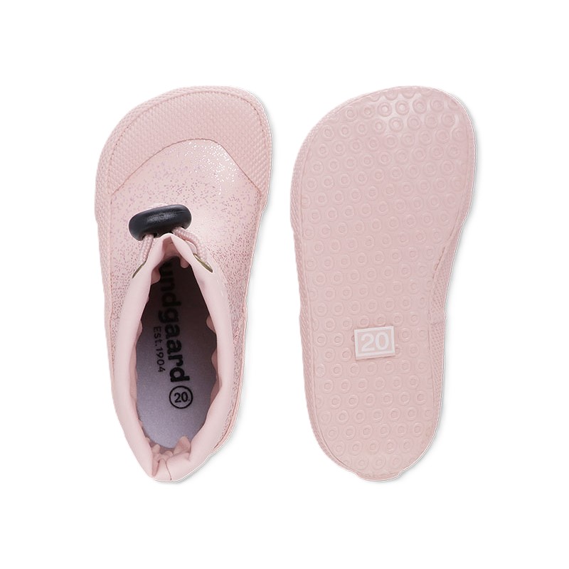 Bundgaard Malik 9412 Old Rose Sparkle zateplené barefoot holínky